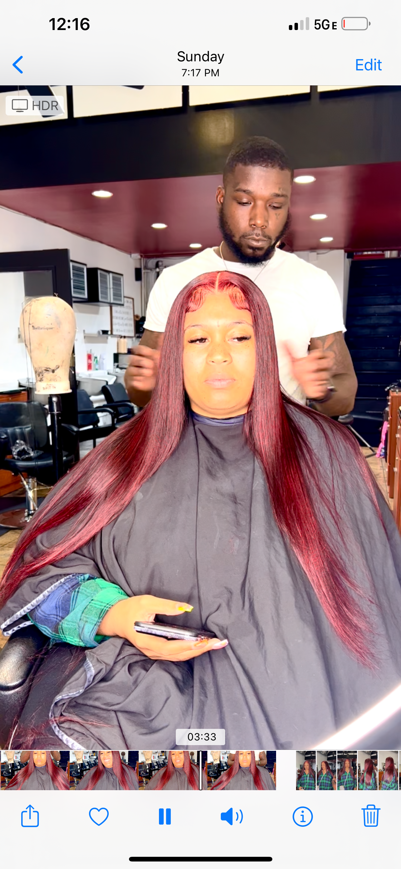 Custom colored wig Bam s Hair Kingdom