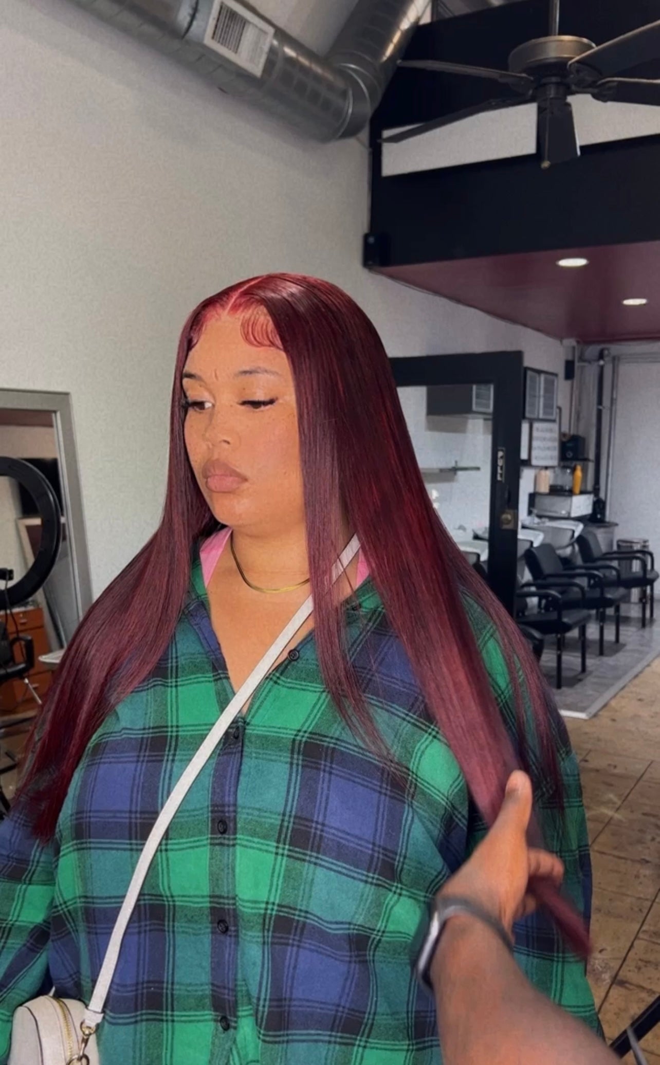 Custom colored wig