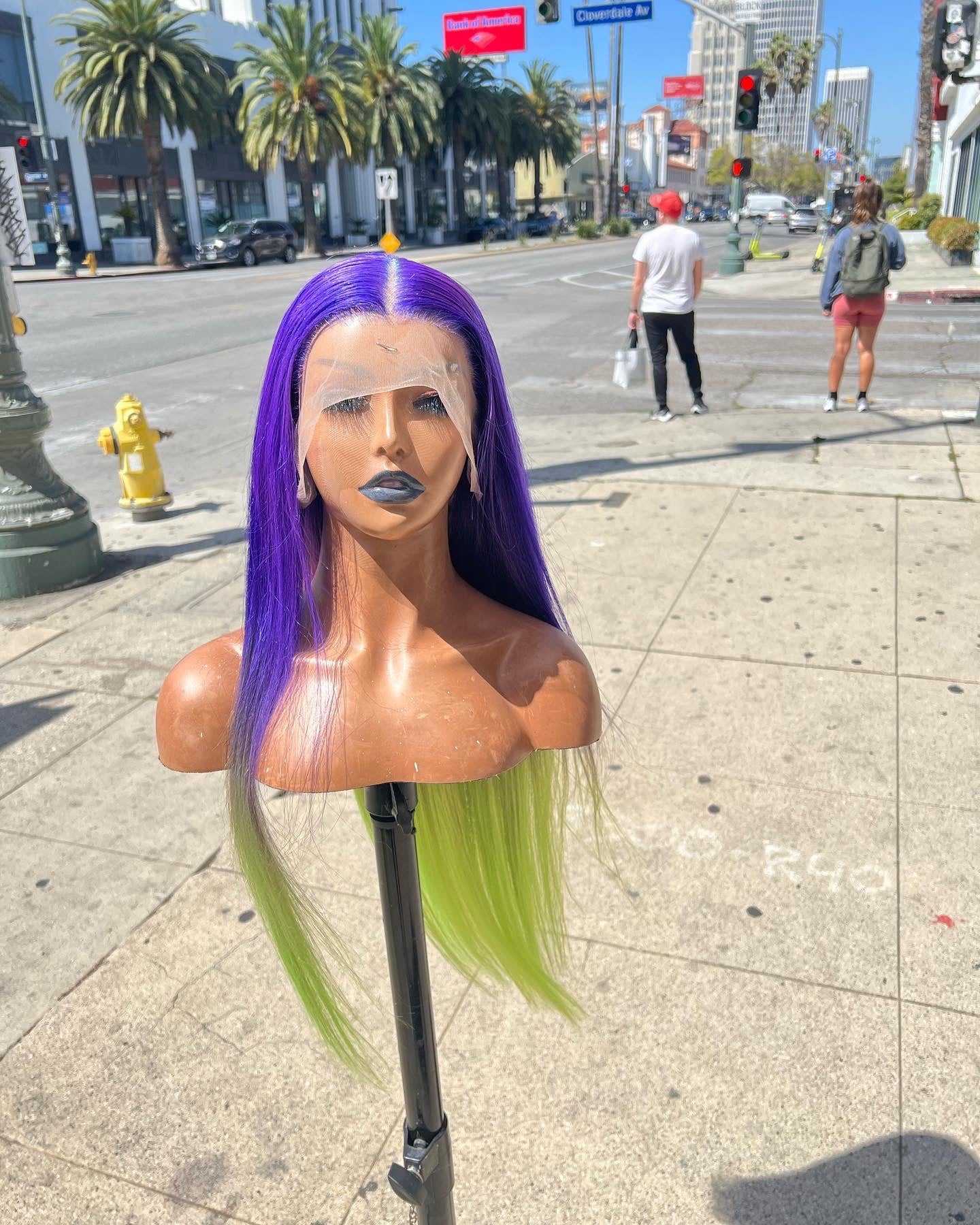 Custom colored wig