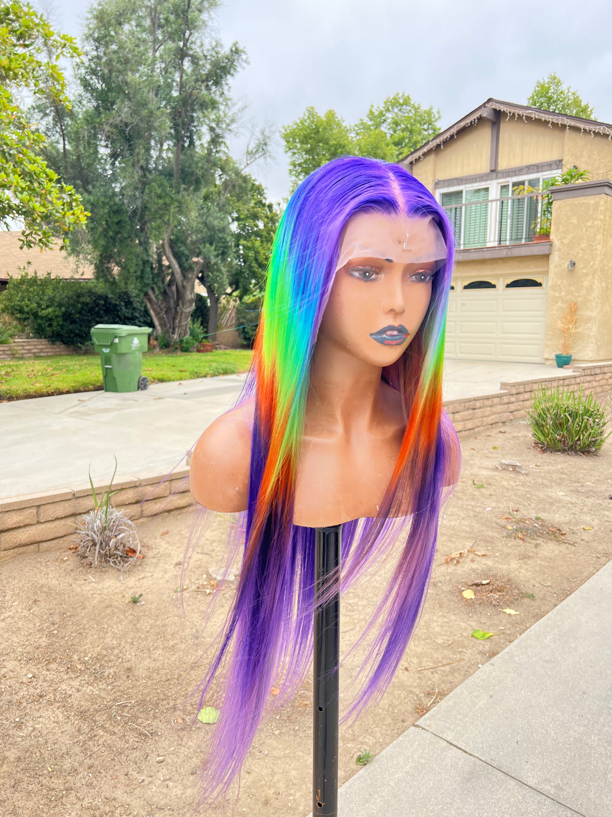 Custom colored wig